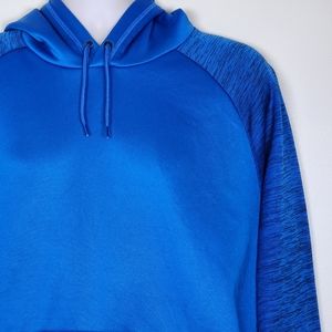 Tek Gear Warm Tek Mens XL Hoodie Active Sweatshirt Royal Blue Polyester